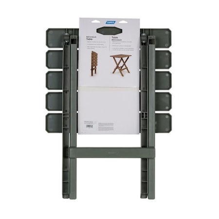 Camco TABLE, ADIRONDACK STYLE QUICK FOLDING, PLASTIC, LG, SAGE 51884